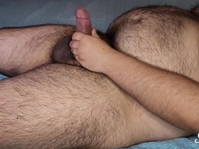 Paja de gordo peludo con gran corrida