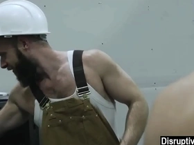 Construction workers bribe inspector with their asses